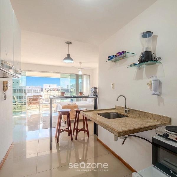 Studio c/ Varanda em Cond. c/ Piscina SEV0406 - Foto 5