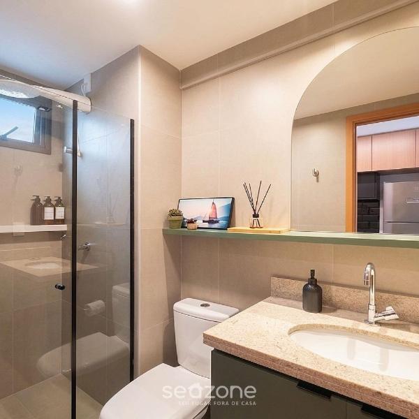 Studio em Cond. c/ Piscina e Academia EUB0301 - Foto 3