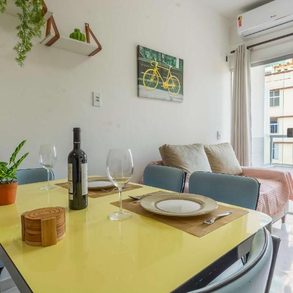 Pé na Areia - Flat com Piscina, Ar e Garagem na Barra - Foto 5