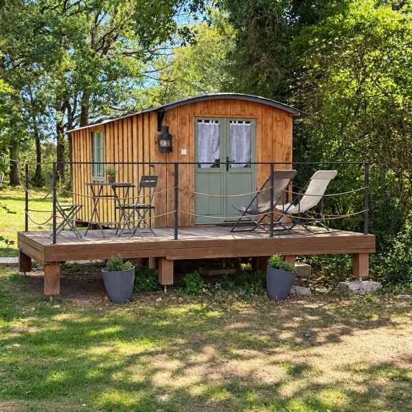 La roulotte de Bussy, hotel em Bussières