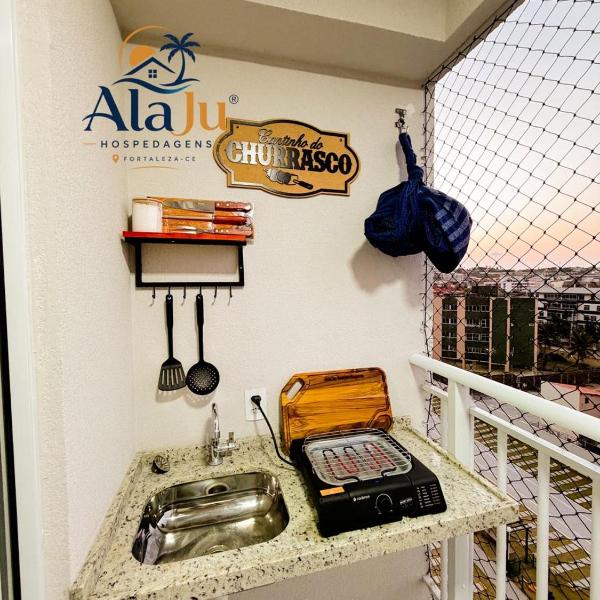 Alaju-Vista Mar Náutica Apt com 2 Suites até 5 pessoas - Foto 4