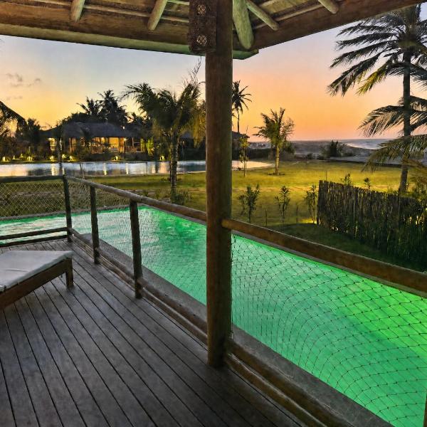 Luxury Beachfront Kite Villa, Private Pool, Ilha do Guajiru