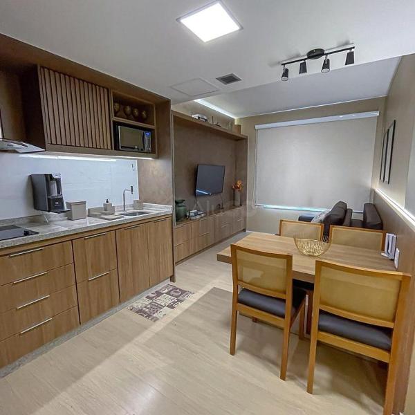 757 Flat Executivo de luxo local privilegiado