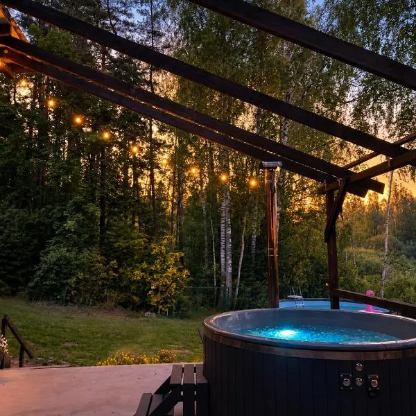 WOOD HOUSE by Jansons Woodworks, Hotel in Upesciems