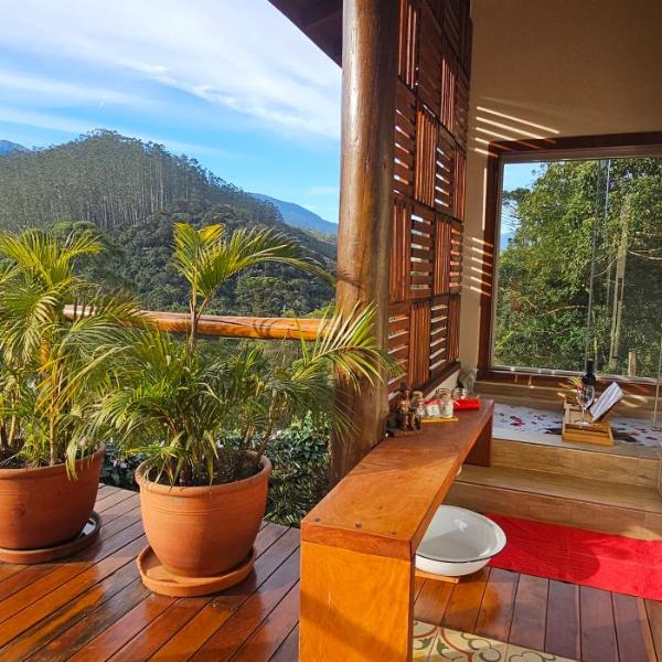 Experiência Premium - Lareira, Ofurô e Vista em São Francisco Xavier