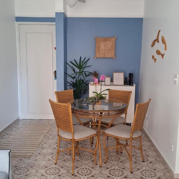 Apartamento com 02 quartos, estacionamento privativo, serviço de praia, wifi e ar condicionado na sala de estar e jantar - Foto 4