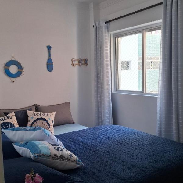 Apartamento com 02 quartos, estacionamento privativo, serviço de praia, wifi e ar condicionado na sala de estar e jantar - Foto 2