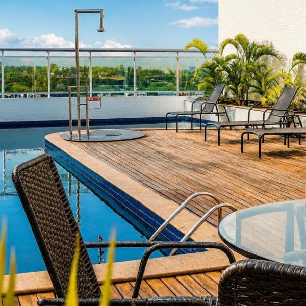 Blue Tree Flat 806 no Adrianopolis -Acomoda 6 pessoas - Foto 4
