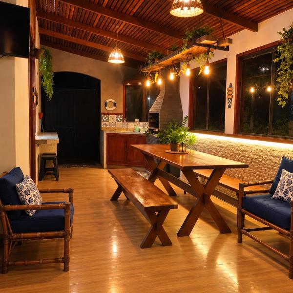 Casa 8p com ar 90m Praia Fortaleza