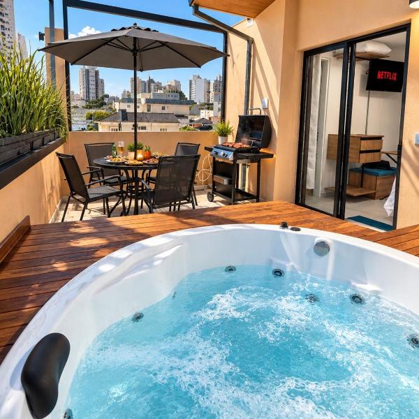 Lindo Apartamento com Jacuzzi Privativa- 07