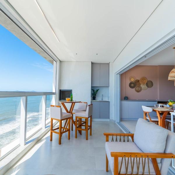 Apto Frente Mar no Barra View com Piscina, Academia, Sauna, Sala de Jogos, Brinquedoteca e Playground, 3 Quartos com Ar-Condicionado, Sacada Gourmet com Churrasqueira e Vaga Privativa Viva essa Experiência em Barra Velha - Foto 5