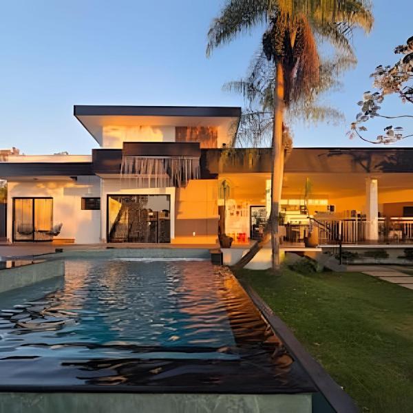 Casa da Cascata, nova, piscina, vista, alto padrão - Foto 4