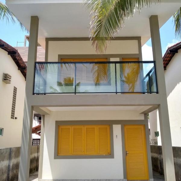 Duplex a 50 m do mar, piscina e churrasqueira - Foto 4