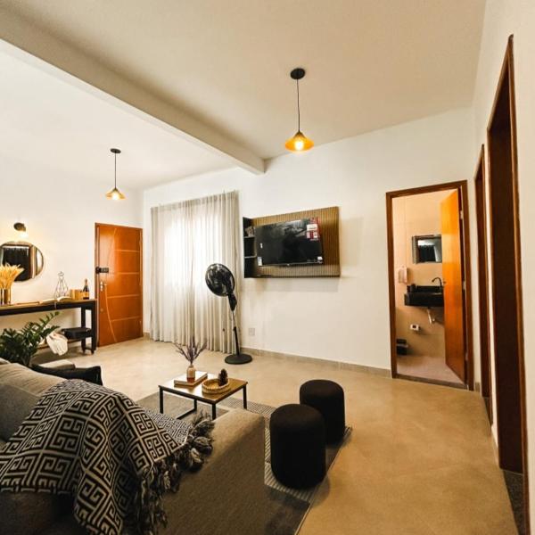 Casa nova 10 min Basílica 3 quartos com ar para 6 garagem - Foto 5