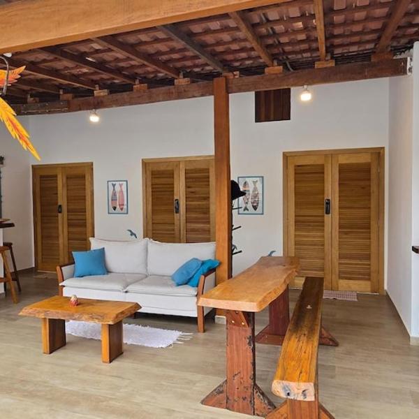 Casa inteira, 3 Suítes com ar condicionado, area gourmet moderna, Itaguá - Ubatuba-SP - Foto 4