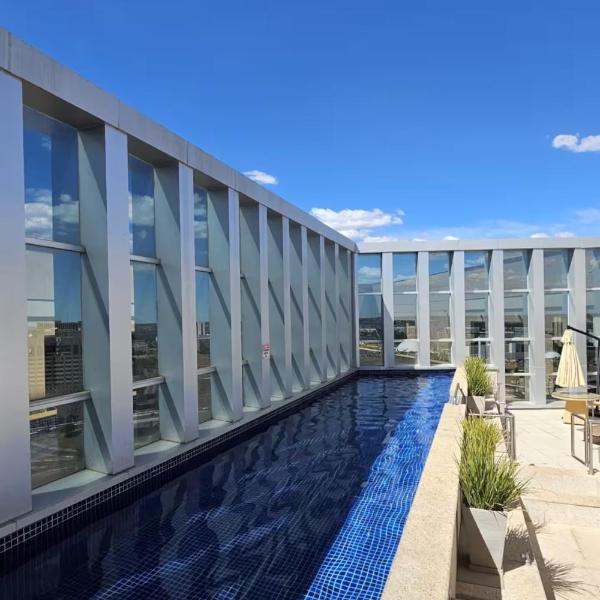 Flat Hotel Vision, SHN - Brasília - Piscina e Sauna - Foto 4