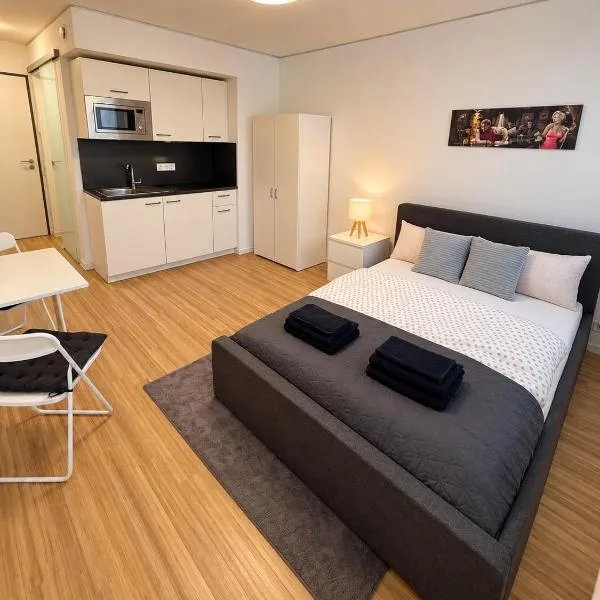 City Studio Würzburg Zentral, hotelli Würzburgissa