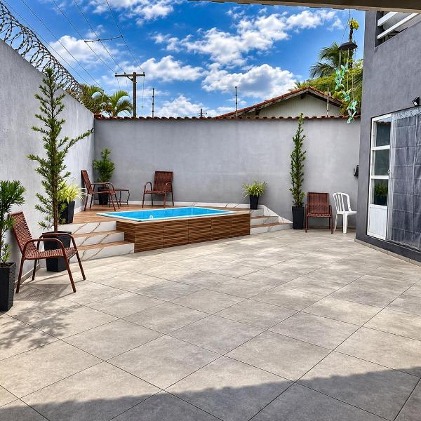 Casa Gaivota Piscina e Área Gourmet a 300m da Praia