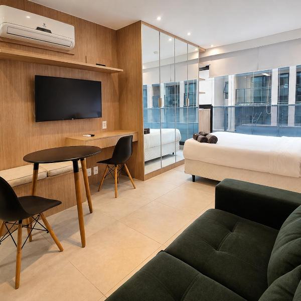 Refúgio contemporâneo em Pinheiros l 500m do metrô