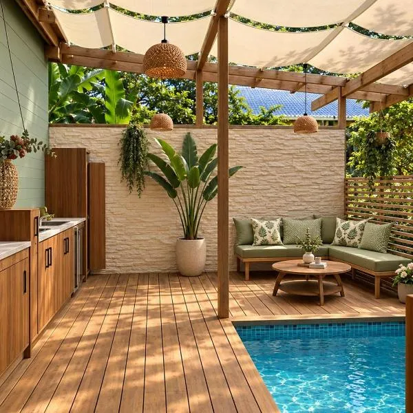 Monkey Tiny House - Private swimming pool, hotel a Big Bight
