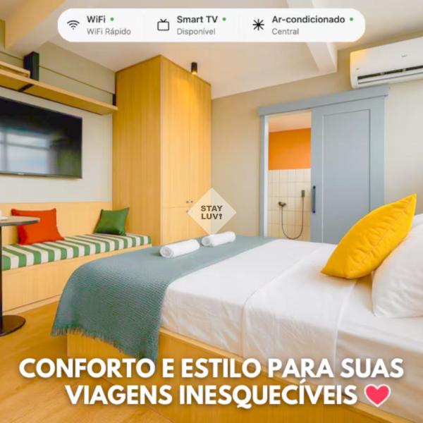 Estúdio Moderno & Aconchegante no Coração de BH