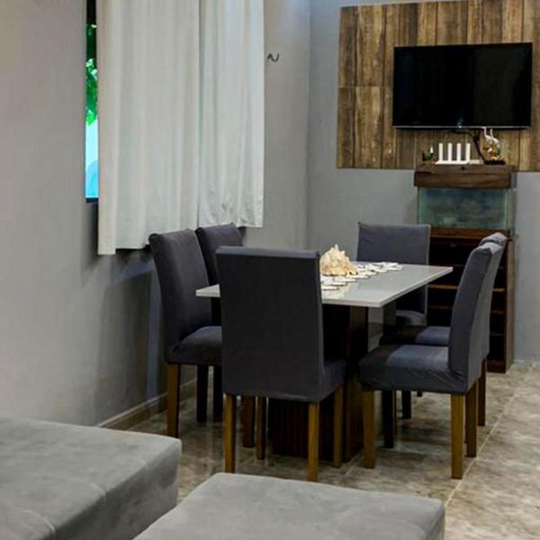 Salinópolis: Casa c/ Piscina, 4 Suítes c/ Ar e Wi-Fi - Foto 5