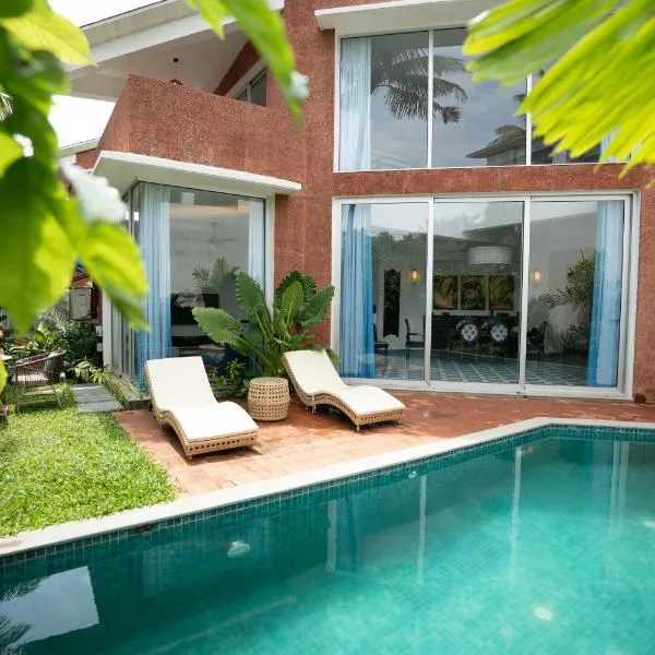 New 3BHK villa with pool, near Westin North Goa, hotel u gradu 'Anjuna'