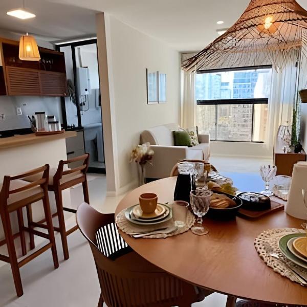 Vista Oceânica 2 quartos com suíte na praia