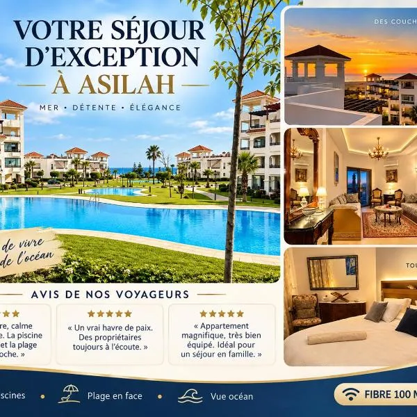 Havre de Paix avec Toit-Terrasse Vue Mer et Charme Antique, hotel a Asilah