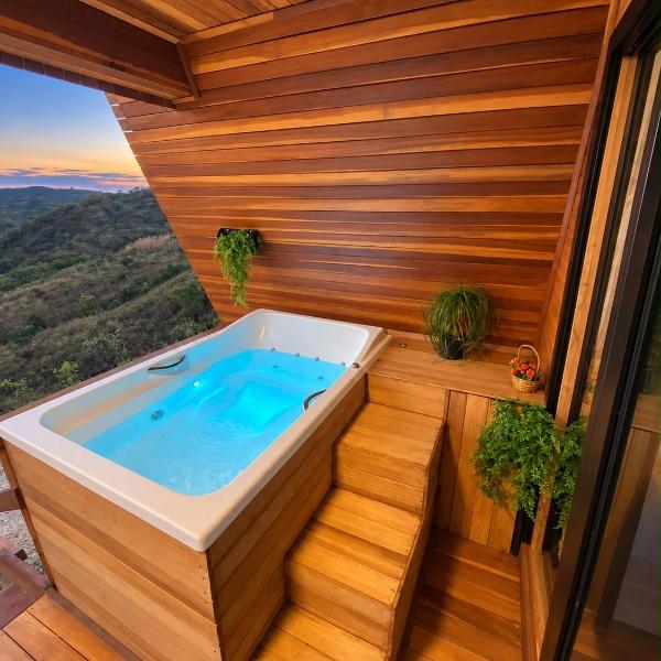 Chalé Monte Verde, refúgio romântico com jacuzzi - Foto 4