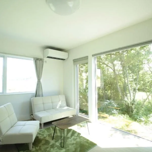 Viesnīca cottage hapo pilsētā Higashikagura