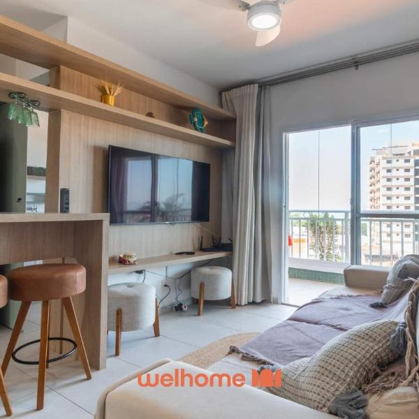Apartamento em Bertioga com Varanda Gourmet