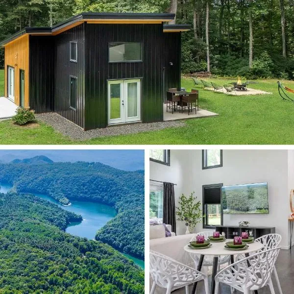 Viesnīca Secluded, Unique, Modern, Mountain Home Near River! pilsētā Meadows of Dan