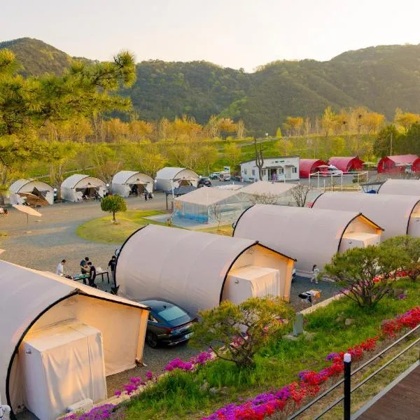 위더스글램핑 Withus Glamping, hotell i Ch'ilhyŏn