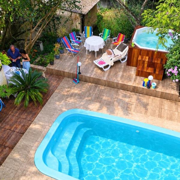 Refúgio na Serra da Cantareira - piscina, jacuzzi e cascatas - Foto 3