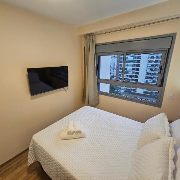 Apartamento em Moema com Varanda e Vista da Cidade - Foto 2