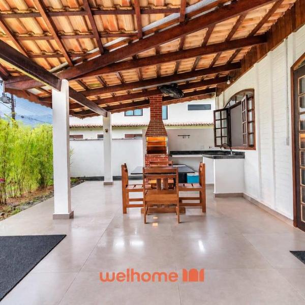 Casa de Condominio em Ubatuba com Churrasqueira