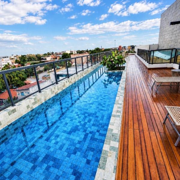 flat a apenas 350 m do centrinho e 550 m da praia, pertinho de tudo em Porto de Galinhas