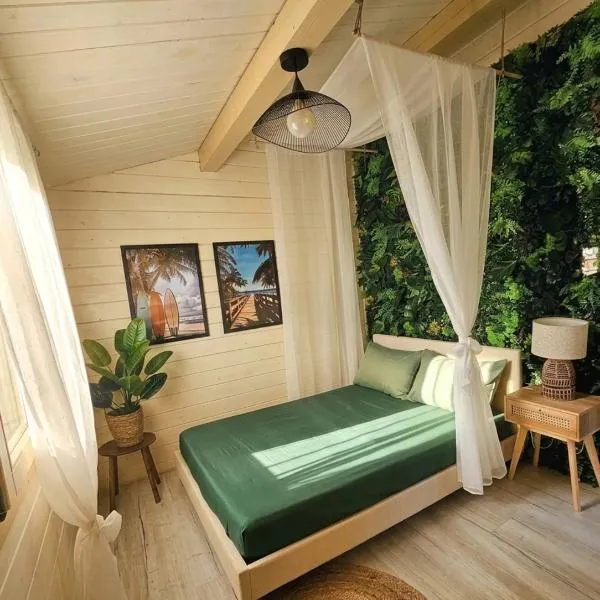 Chalet "BALI" avec sauna, terasse et jardin, hotel a Massongy