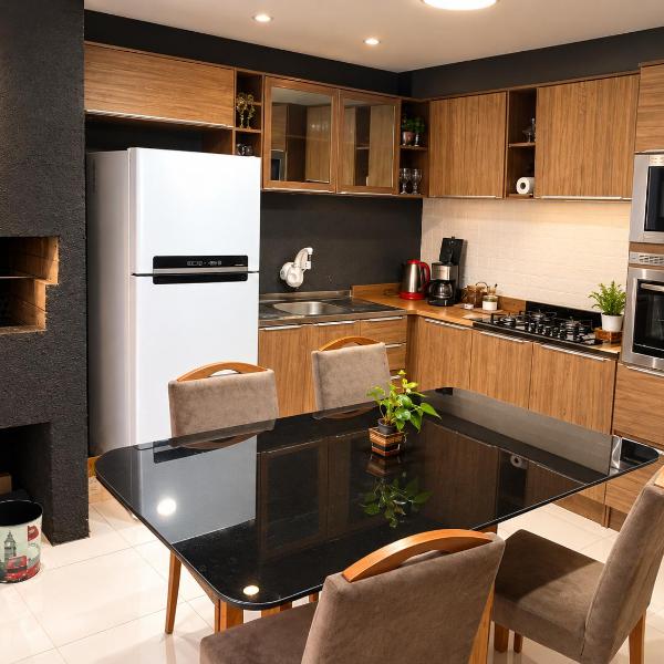 Casa completa em Bagé ideal para familias ate 6 pessoas WiFi e excelente localização - Foto 4