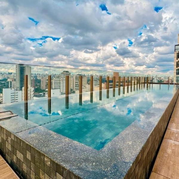 Piscina e varanda no D Oru Vila Nova VN1001 - Foto 3