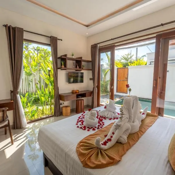The Tjindra Mata 2 Bedroom Private Pool Villa Ubud, hotell i Gianyar