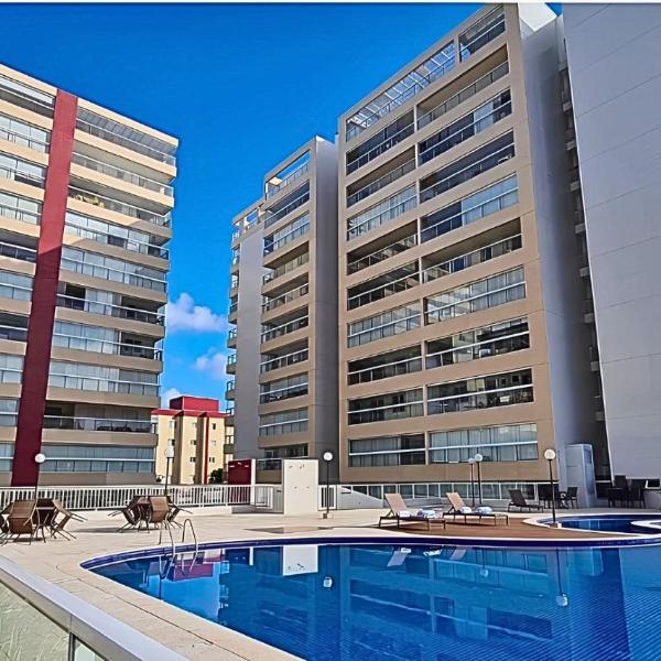 Apto varanda gourmet vista mar e serra 350 metros da praia de Bertioga - Foto 4