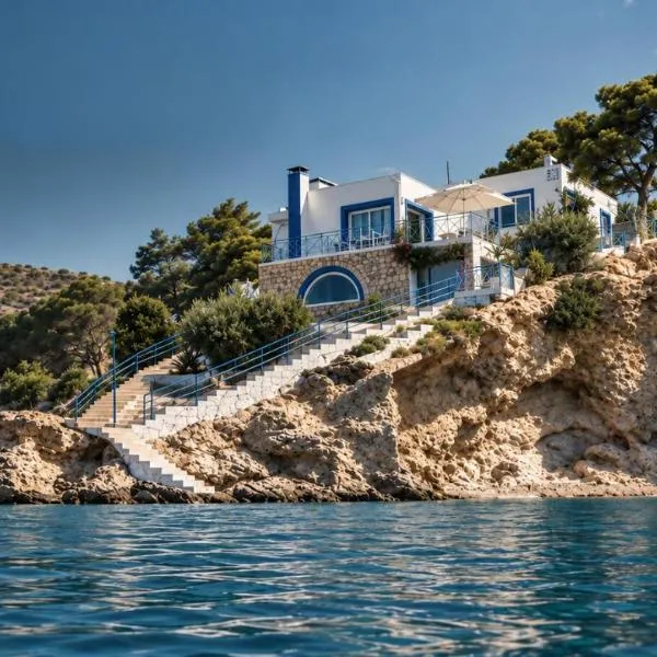 메가라에 위치한 호텔 Villa Nikolitsa with private beach