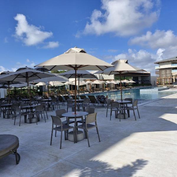 Resort na Praia de Ipioca - Apartamento pé na areia em Ipioca Beach Maceió para até 5 pessoas