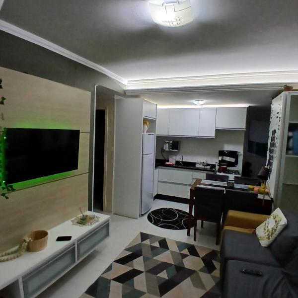 Quarto privativo com suíte em apartamento nos Ingleses Florianópolis - Foto 3