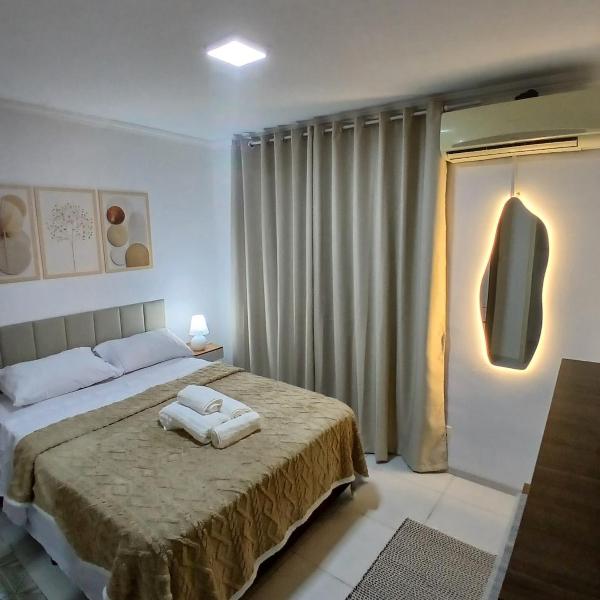 Quarto privativo com suíte em apartamento nos Ingleses Florianópolis - Foto 5