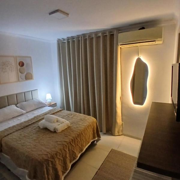 Quarto privativo com suíte em apartamento nos Ingleses Florianópolis
