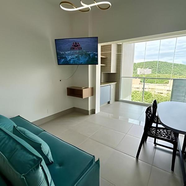 Estúdio Moderno com Varanda Gourmet e Vista Praia - Foto 5