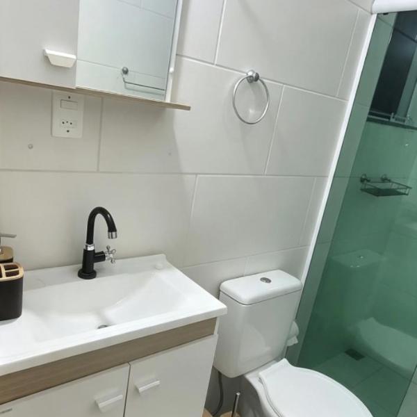 Quarto privativo com suíte em apartamento nos Ingleses Florianópolis - Foto 4